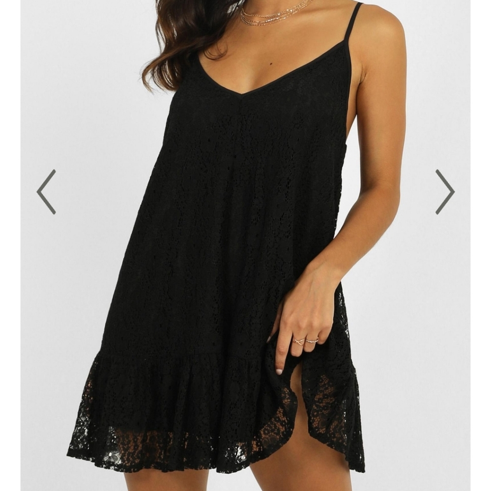Showpo. Lace Little Black Dress